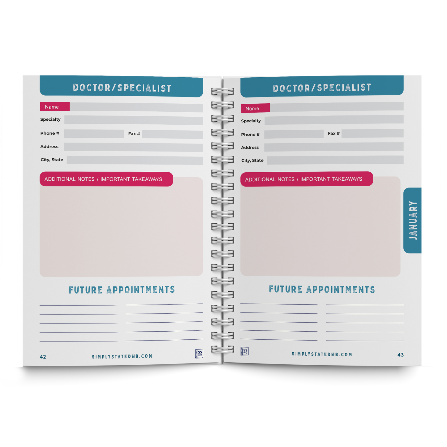 When Manage Your Care Happens Workbook: Track, Manage & Organize Your Healthcare | Simply Stated Workbooks