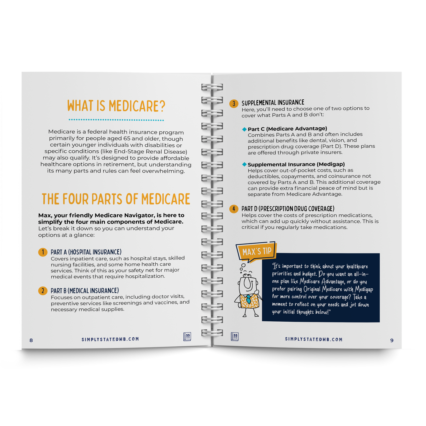 When Medicare Happens: A Step-by-Step Medicare Workbook | Simply Stated Workbooks