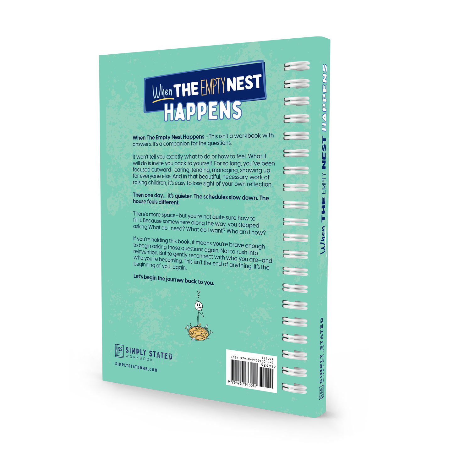 When the Empty Nest Happens: A Guided Journal for Rediscovering Yourself | Simply Stated Workbooks
