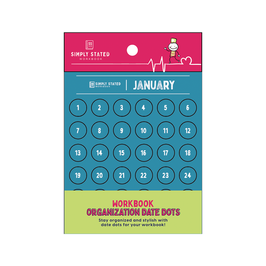 Date Dots – Calendar Stickers for the When Manage Your Care Happens Workbook
